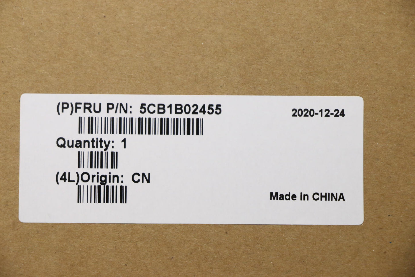 Lenovo Cover Upper Case Asm_Eng W 20V - 5CB1B02455