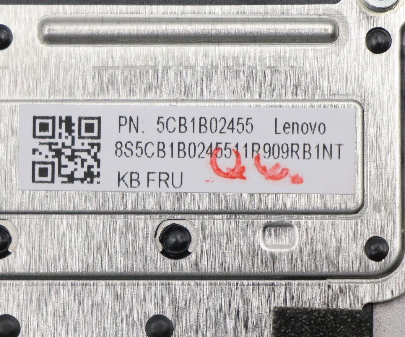 Lenovo Cover Upper Case Asm_Eng W 20V - 5CB1B02455