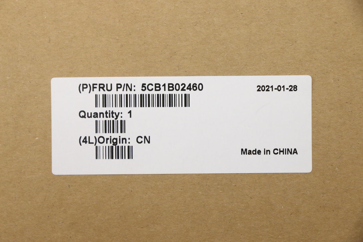 Lenovo Cover Upper Case Asm_Ukr W 20V - 5CB1B02460