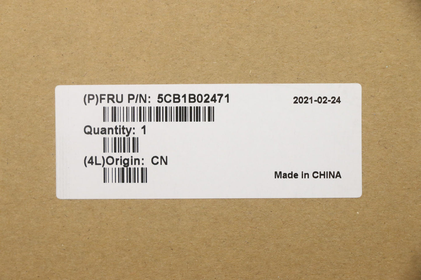 Lenovo Cover Upper Case Asm_Por W 20V - 5CB1B02471