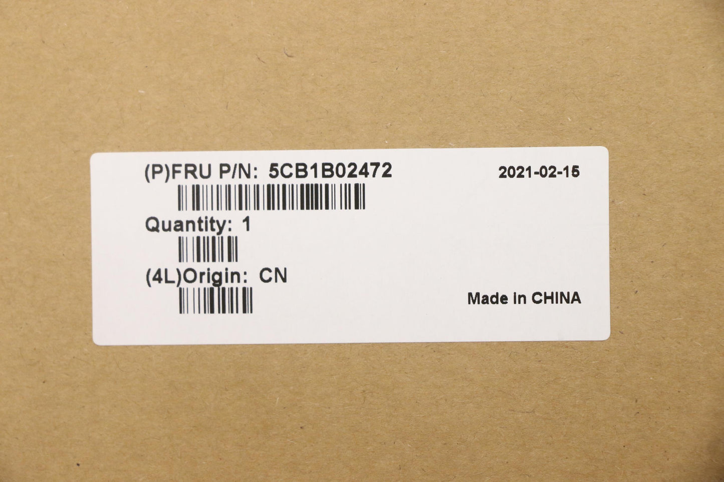 Lenovo Cover Upper Case Asm_Tur W 20V - 5CB1B02472