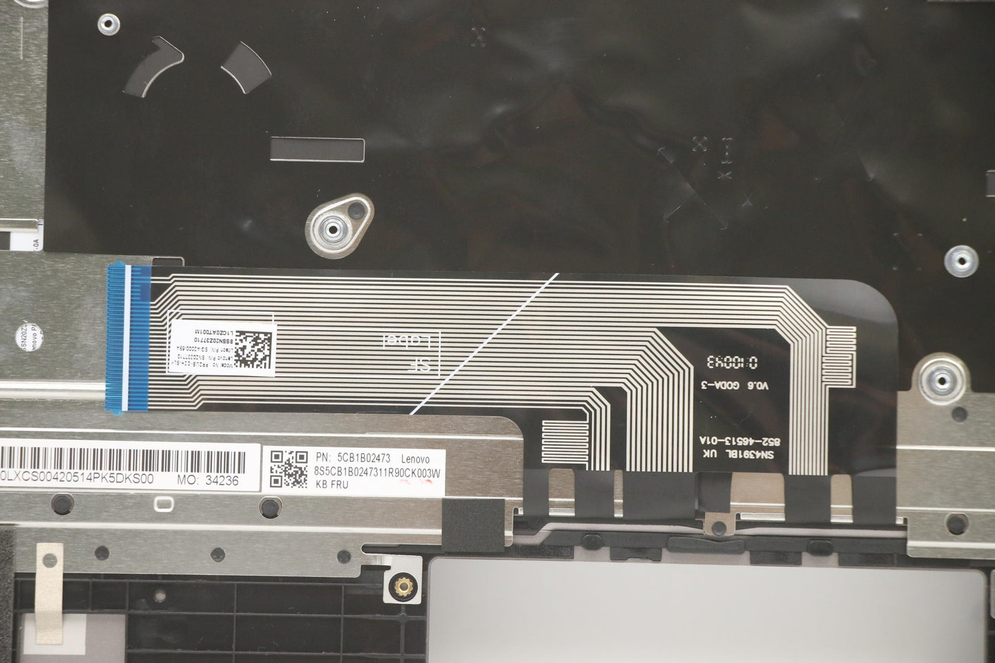 Lenovo Cover Upper Case Asm_Cze/Slk W - 5CB1B02473