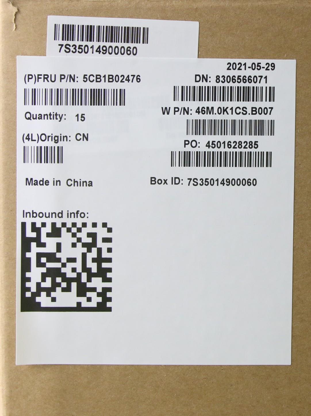 Lenovo LCD Cover Assembly, Platinum Grey, UHD - 5CB1B02476