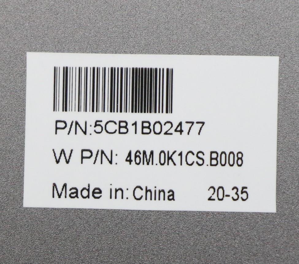 Lenovo LCD Cover W 81X3, Gray, UHD - 5CB1B02477