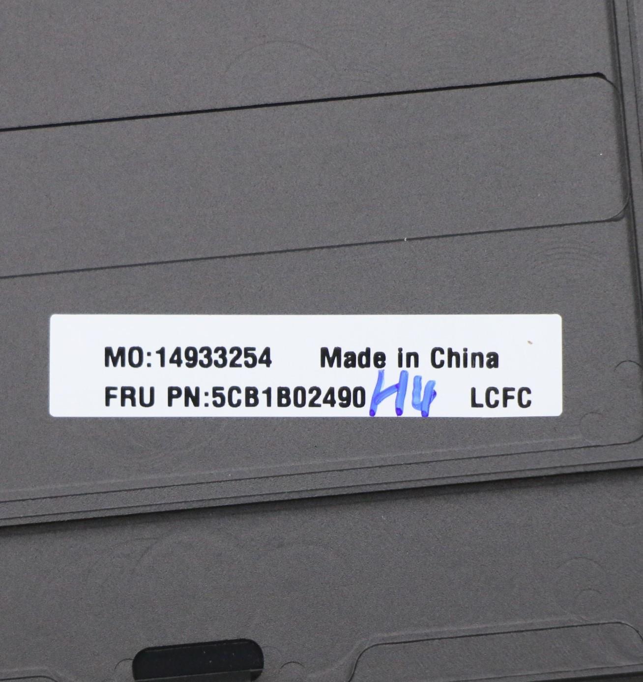 Lenovo Cover Upper Case Asm_Euro Eng - 5CB1B02490