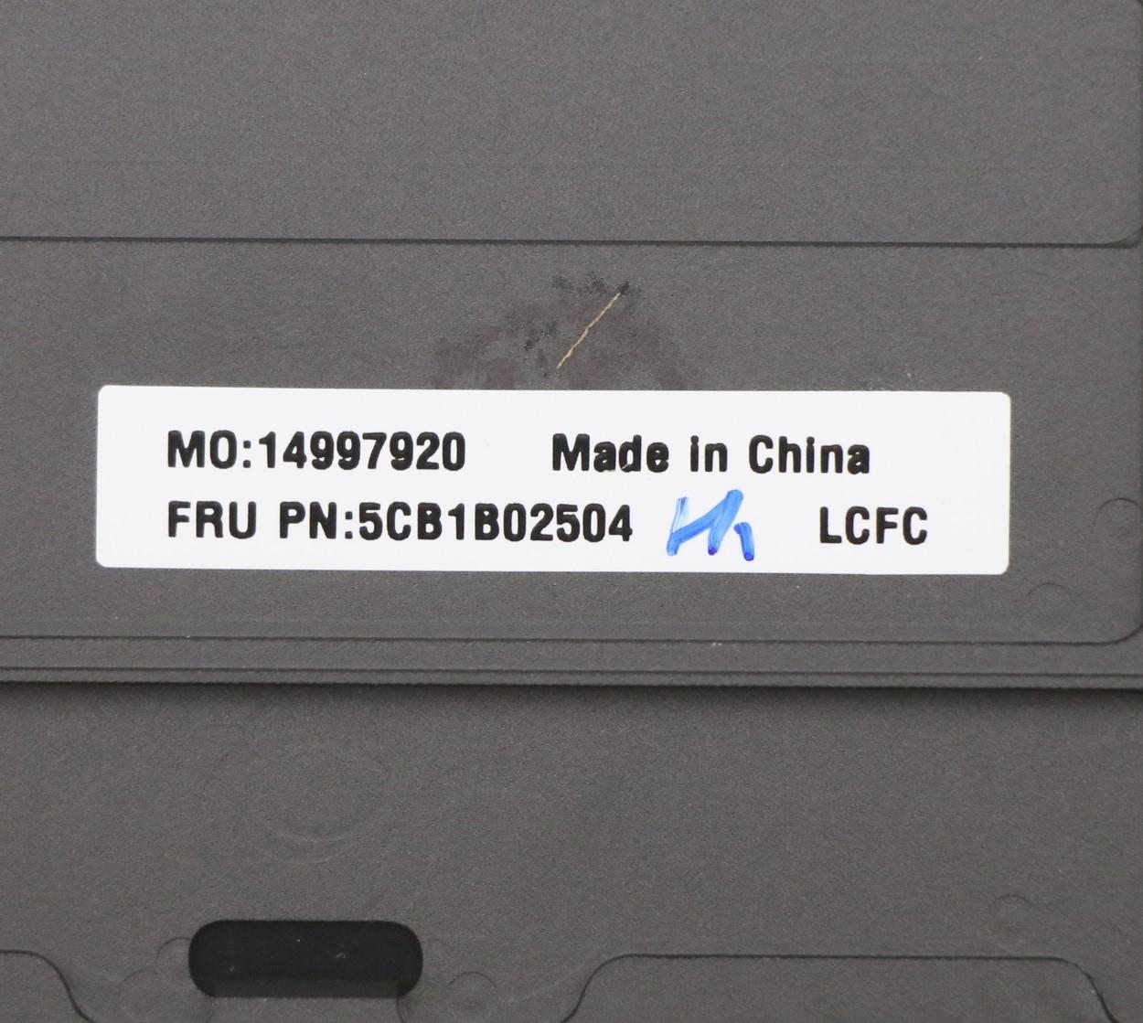 Lenovo Cover Upper Case Asm_Nordic L - 5CB1B02504