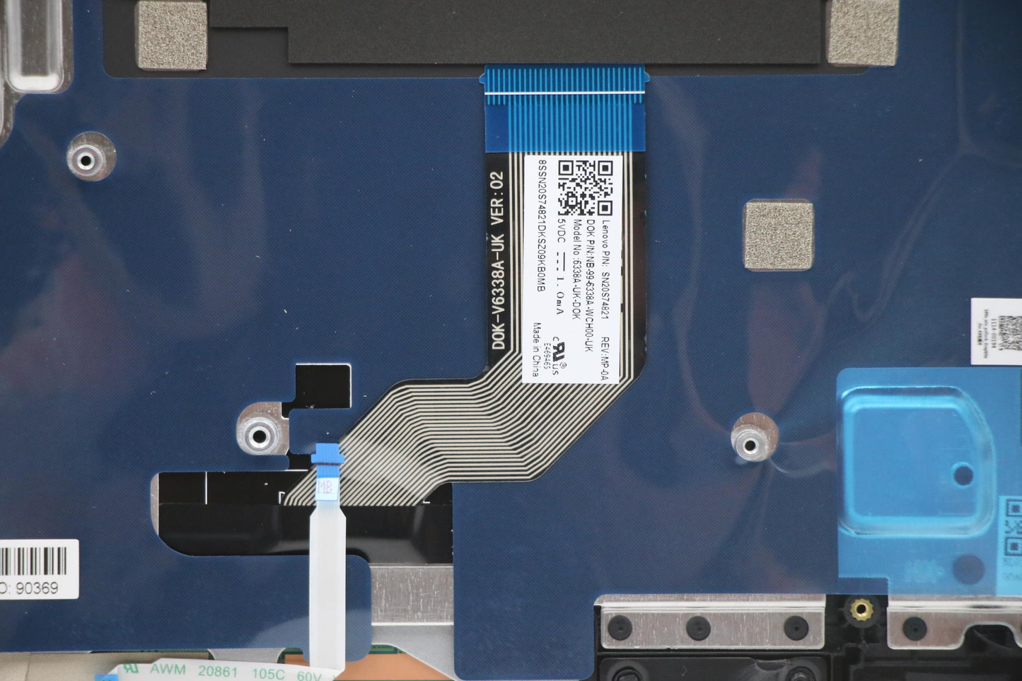 Lenovo Cover Uppercase Asm B 82Gj Uke - 5CB1B02522