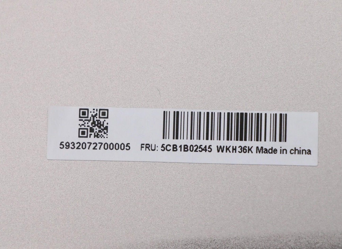 Lenovo Cover Lower Case C 20Vf Al Mg - 5CB1B02545