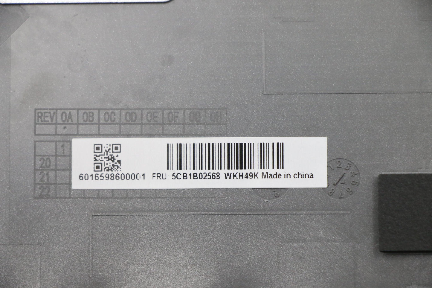 Lenovo Cover Upper Case Asm_Nordic C - 5CB1B02568