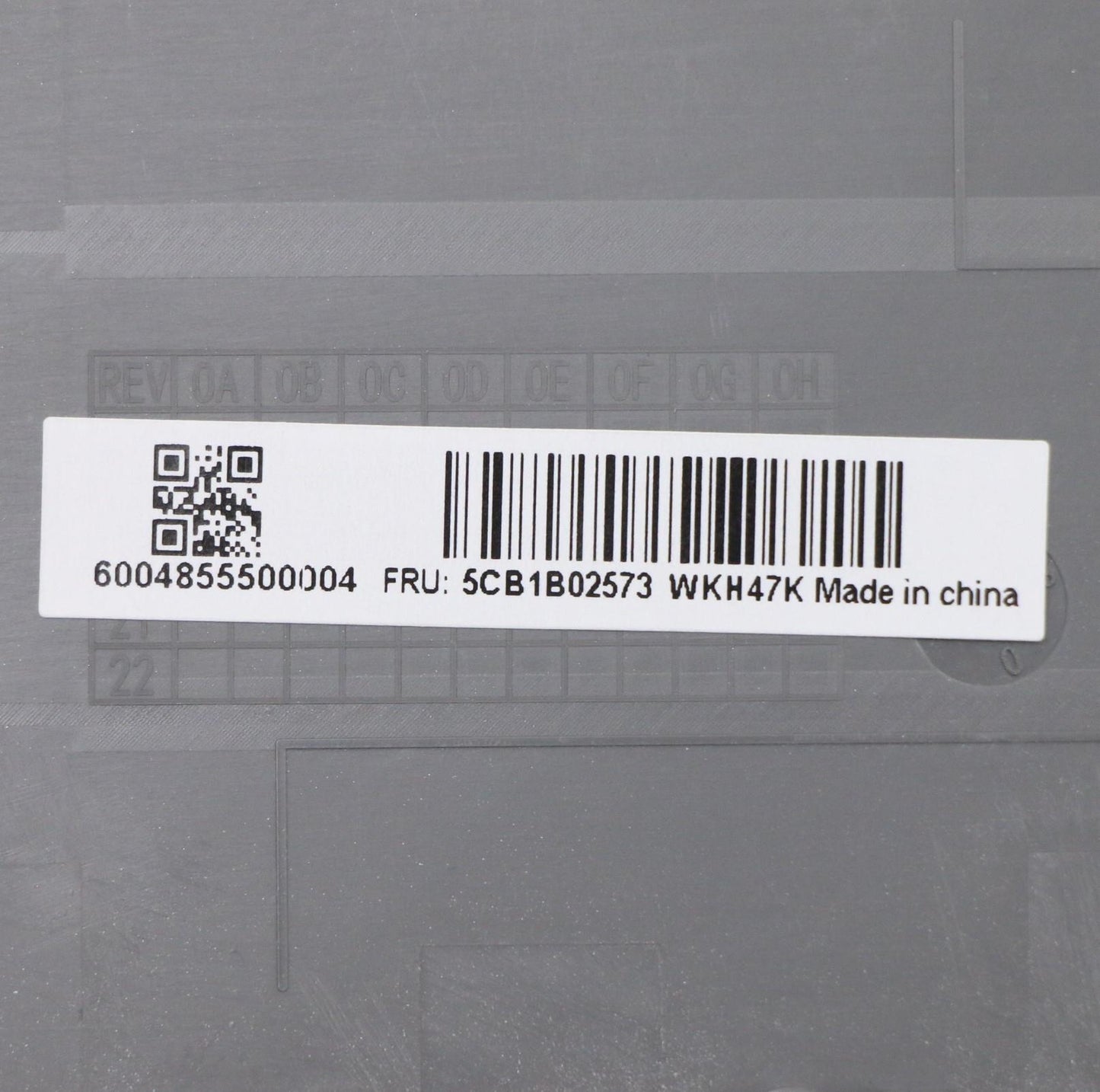 Lenovo Cover Upper Case Asm_Bel C 20V - 5CB1B02573