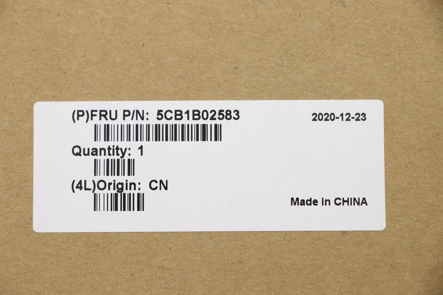 Lenovo Cover Upper Case Asm_Eng C 20V - 5CB1B02583