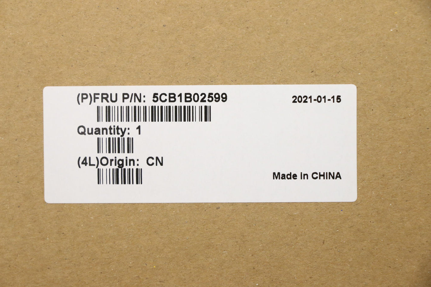 Lenovo Cover Uppercase Asm_Fra/Eng C2 - 5CB1B02599