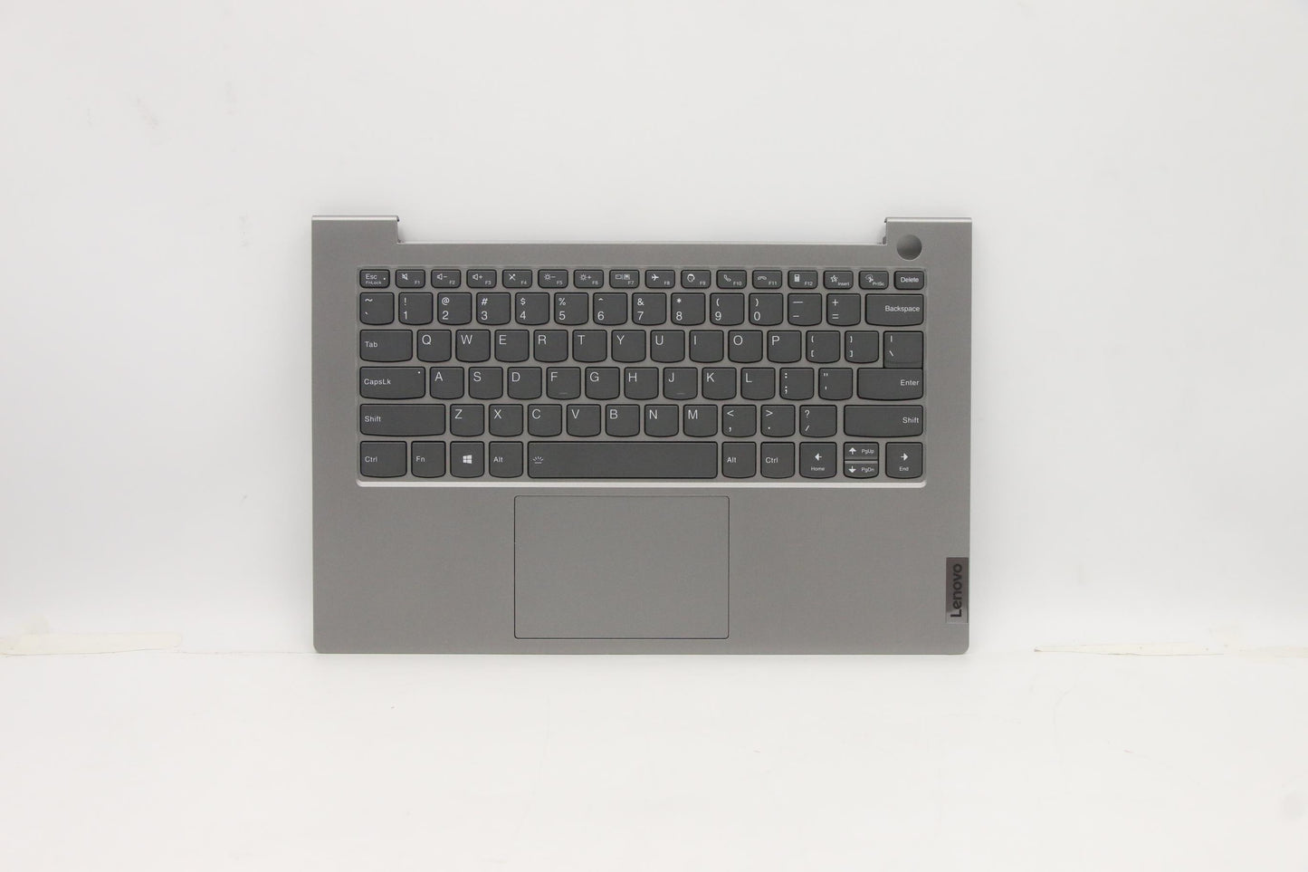 Lenovo C-Cover Assembly with Keyboard, USA English Layout, Mineral Grey, Backlit - 5CB1B02614