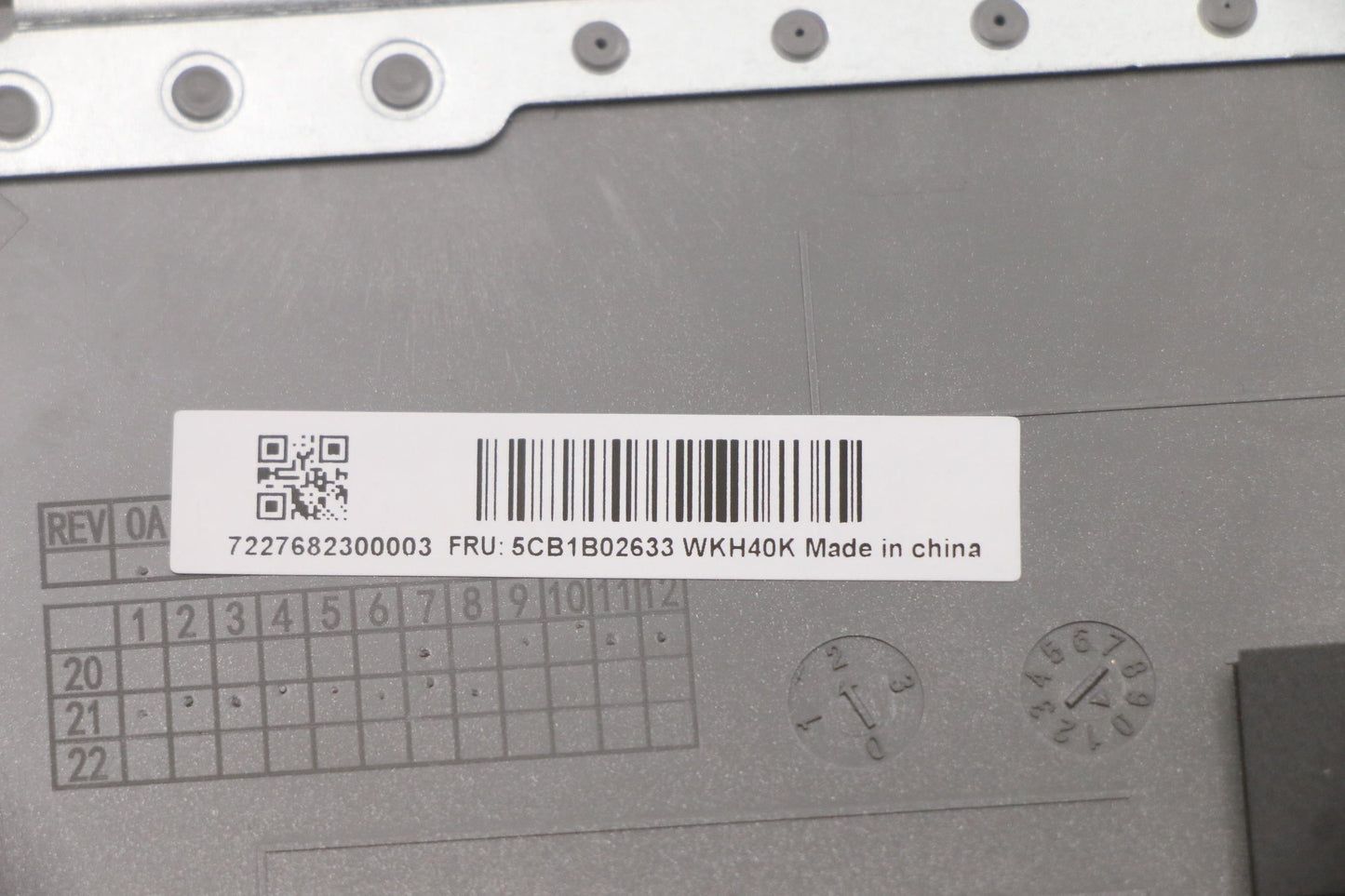 Lenovo Cover Upper Case Asm_Fra C 20V - 5CB1B02633