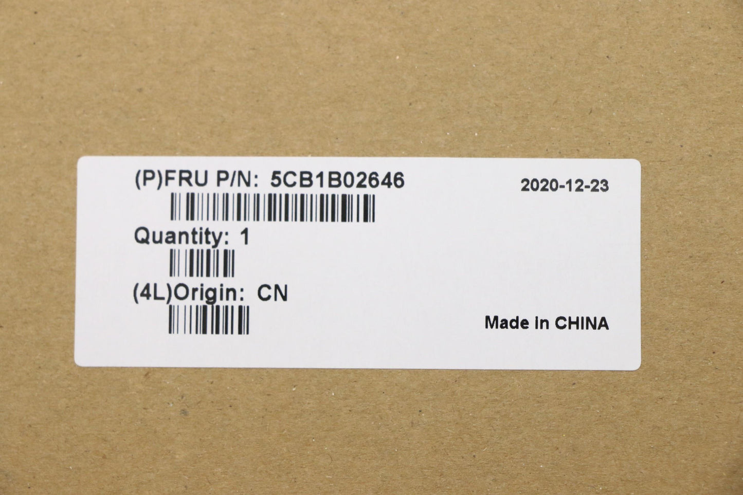 Lenovo Cover Upper Case Asm_Eng C 20V - 5CB1B02646