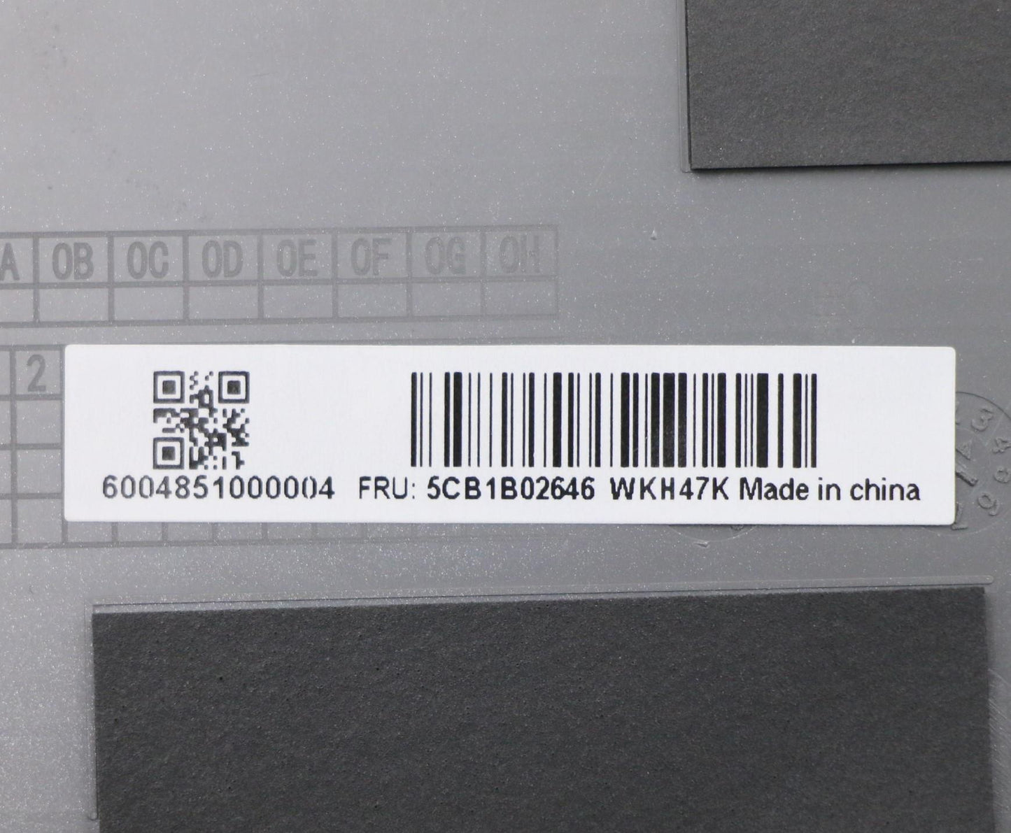 Lenovo Cover Upper Case Asm_Eng C 20V - 5CB1B02646