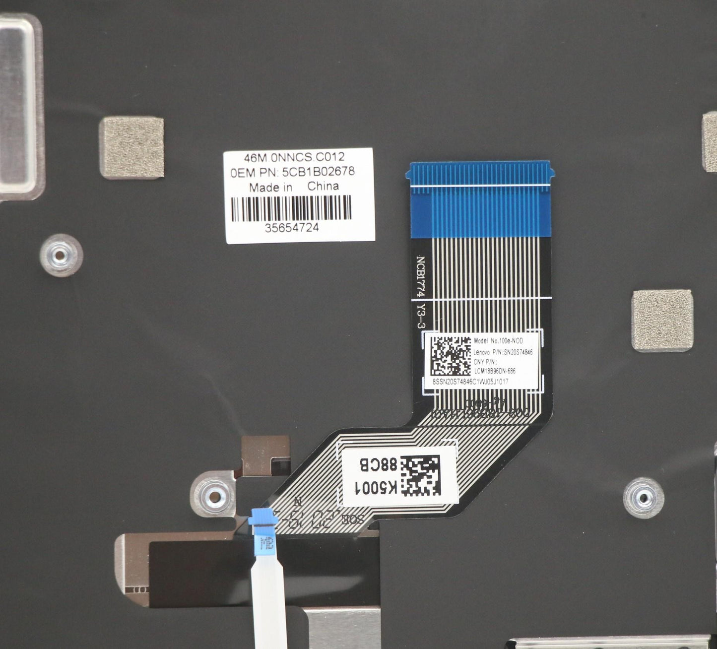 Lenovo Cover Uppercase Asm B 82Gk Nor - 5CB1B02678