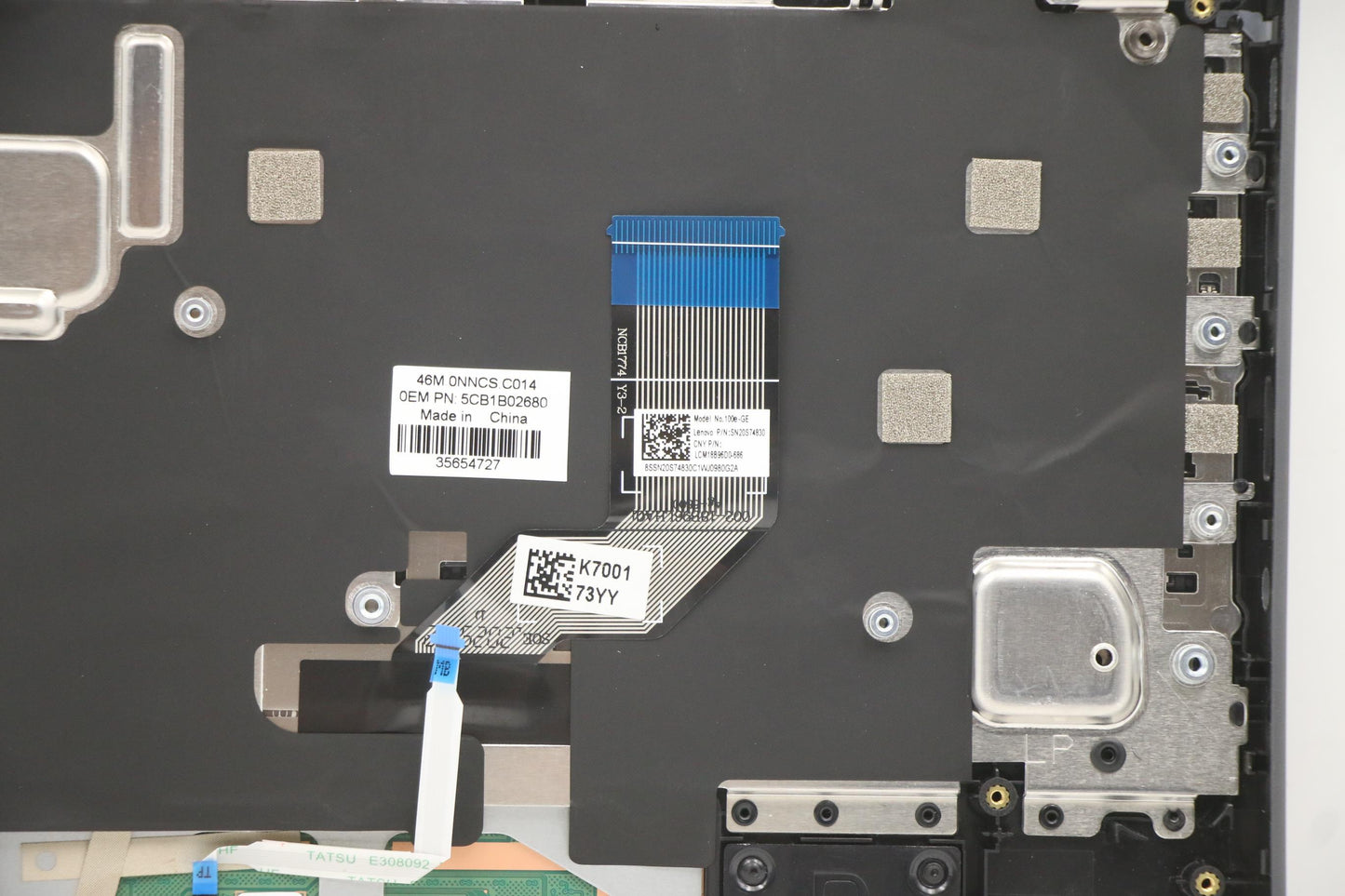 Lenovo Cover Uppercase Asm B 82Gk Ger - 5CB1B02680