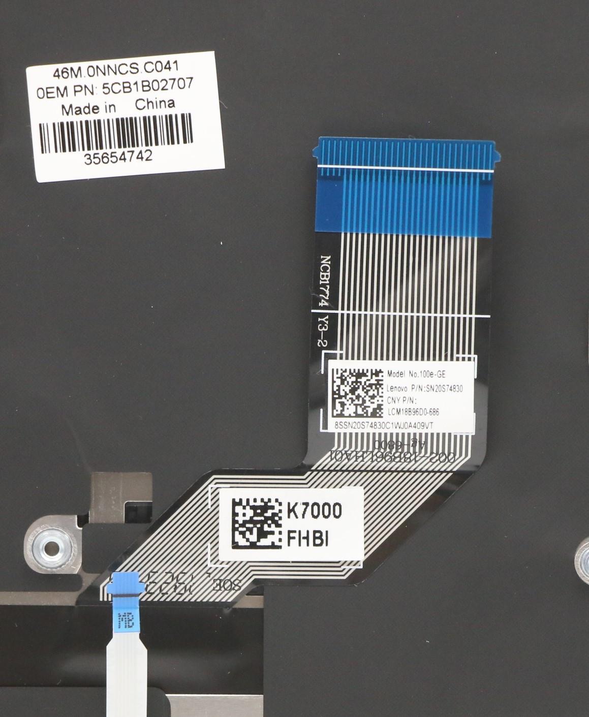 Lenovo Cover Uppercase Asm B 82Gk Ger - 5CB1B02707