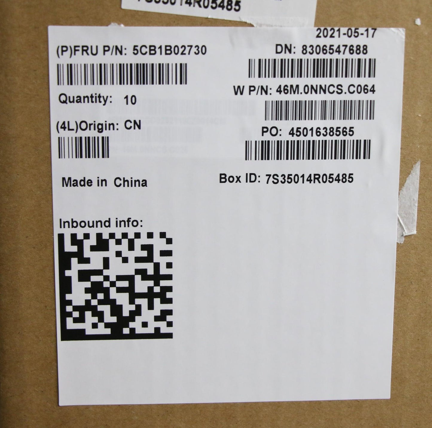 Lenovo Cover Uppercase Asm B 82Gk Jpn - 5CB1B02730