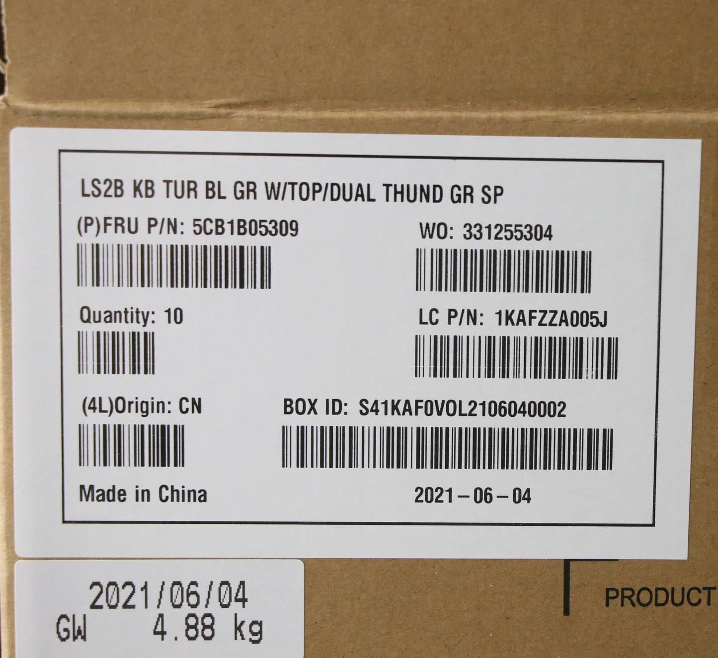 Lenovo Cover Upper Case Asm_Tr Q82A3 - 5CB1B05309