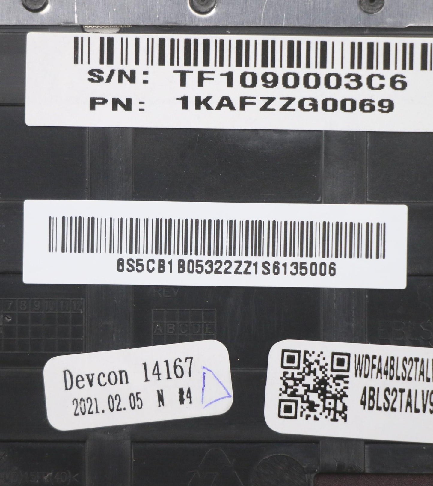 Lenovo Cover Upper Case Asm_Gr Q 82A3 - 5CB1B05322