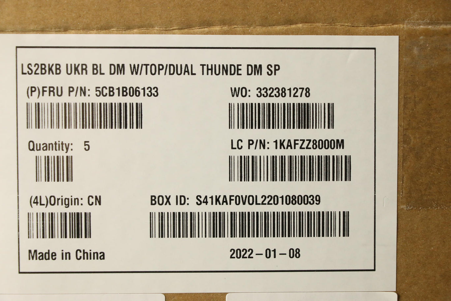 Lenovo Cover Upper Case Asm_Ukr Q 82A - 5CB1B06133