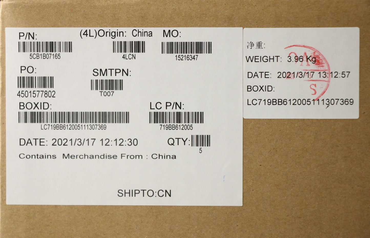 Lenovo Cover Upper Case Asm_La Spal20 - 5CB1B07165