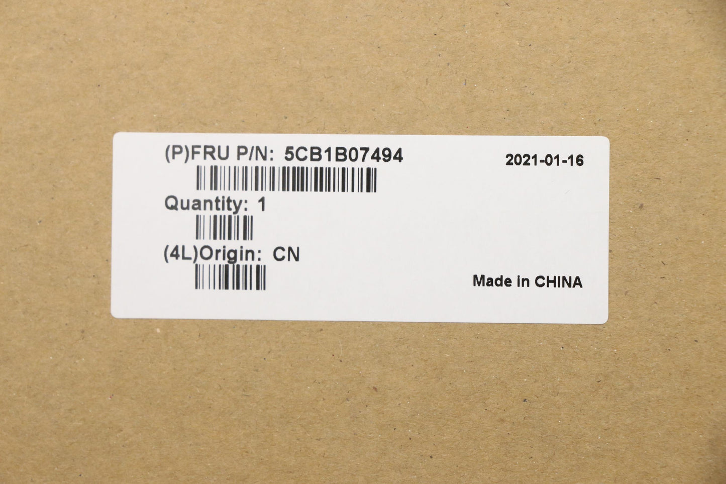 Lenovo Cover Upper Case Asm_Slv L20V3 - 5CB1B07494