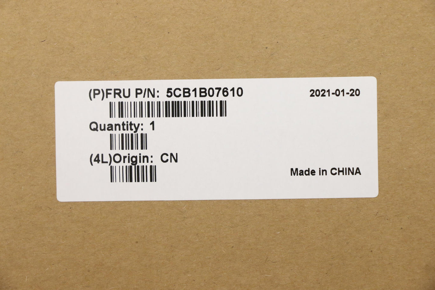 Lenovo Cover Upper Case Asm_Usa Engl2 - 5CB1B07610