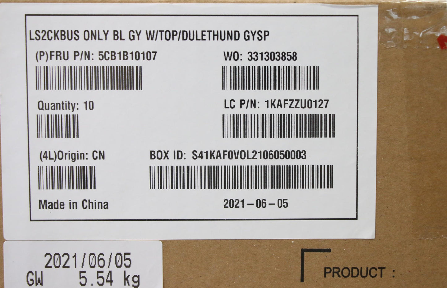 Lenovo C-Cover with Keyboard, USA English, Grey, Backlit - 5CB1B10107