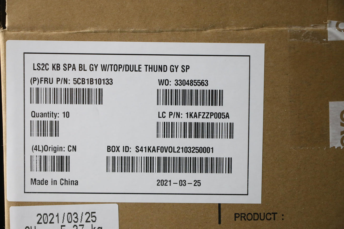 Lenovo Cover Upper Case Asm_Sp Q82Ac - 5CB1B10133