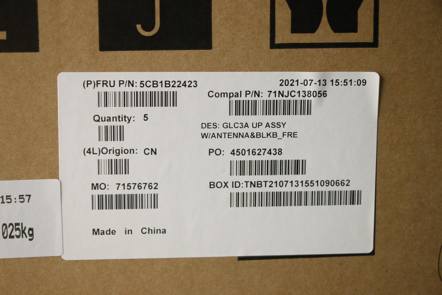 Lenovo Cover Upper Case Asm_Fra C 82F - 5CB1B22423