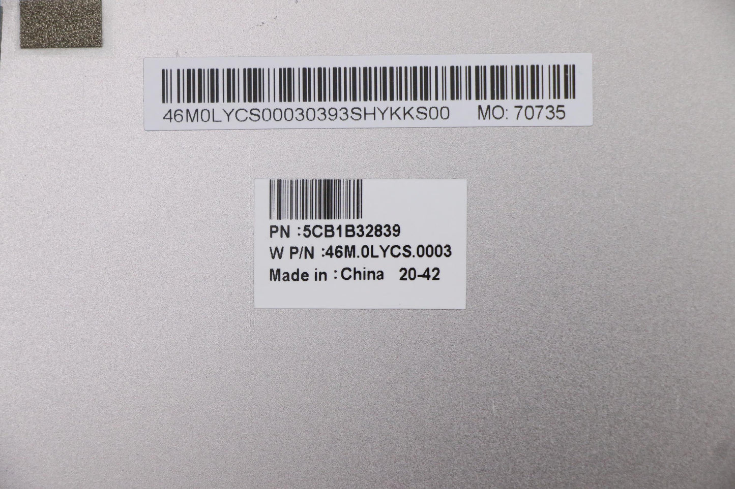 Lenovo Cover Lcd Cover W 20Va Mg - 5CB1B32839