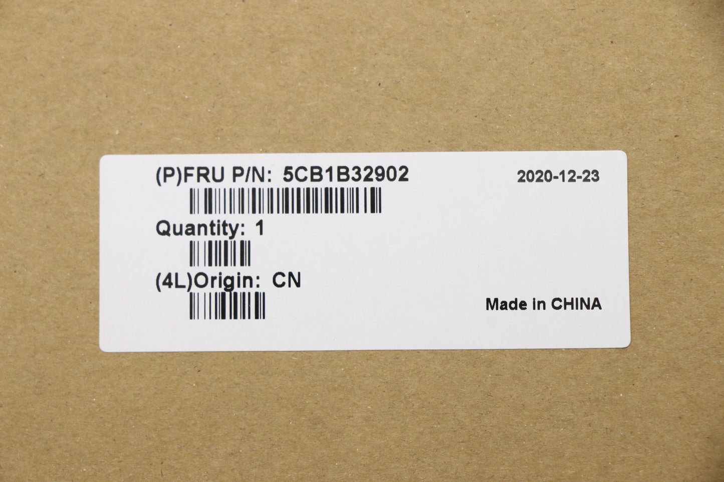 Lenovo Cover Upper Case Asm_Eng W 20V - 5CB1B32902