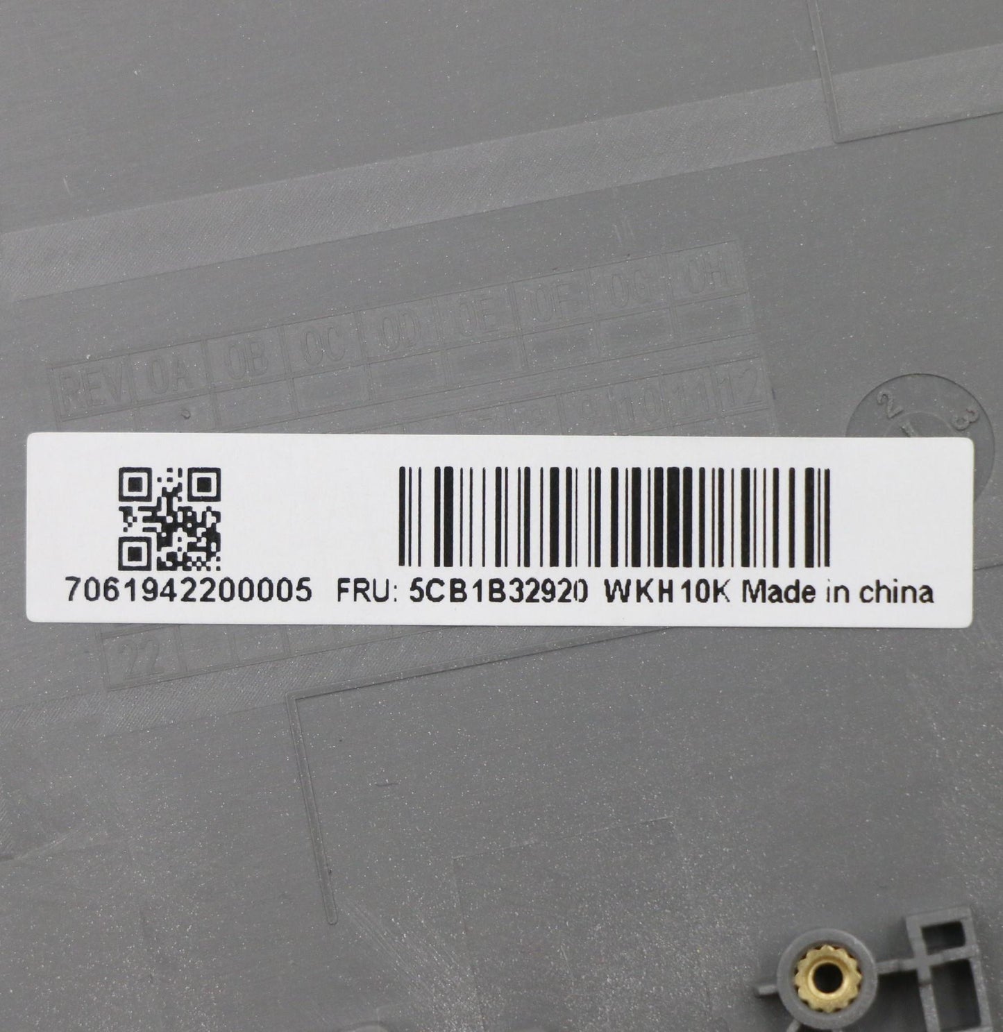 Lenovo Cover Upper Case Asm_Tc C 20Vd - 5CB1B32920