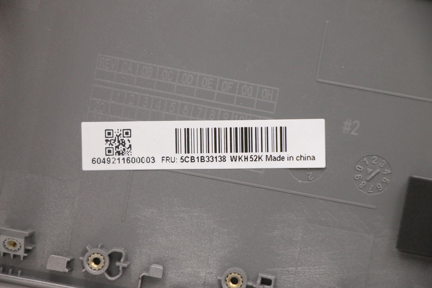 Lenovo Cover Upper Case Asm_Tur C 20V - 5CB1B33138