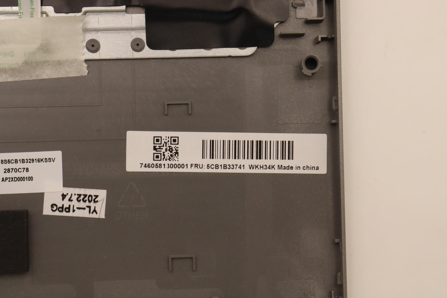 Lenovo Cover Upper Case Asm_Usa Eng C - 5CB1B33741