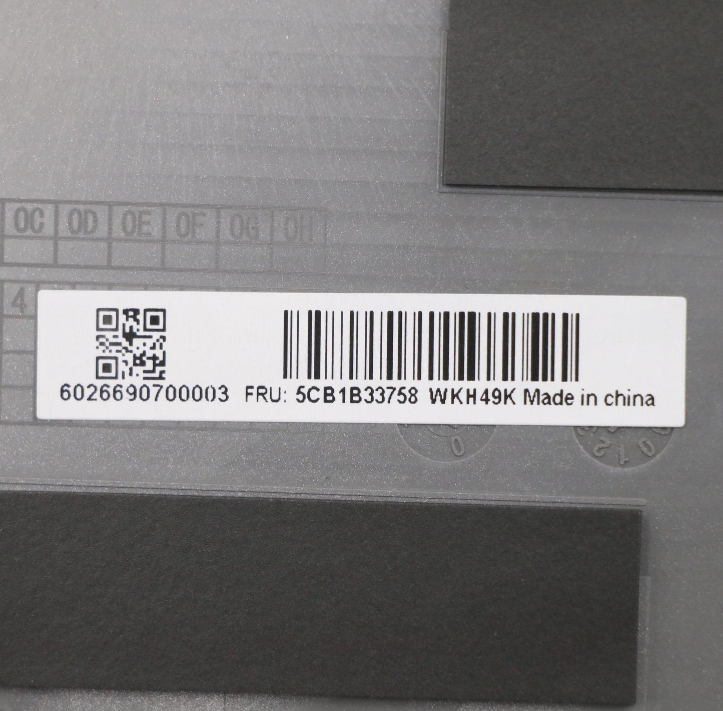 Lenovo Cover Uppercase Asm_Fra/Eng C2 - 5CB1B33758