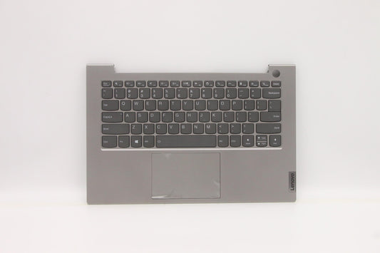 Lenovo C-Cover with Keyboard, USA English, Mineral Grey, Backlight - 5CB1B33807