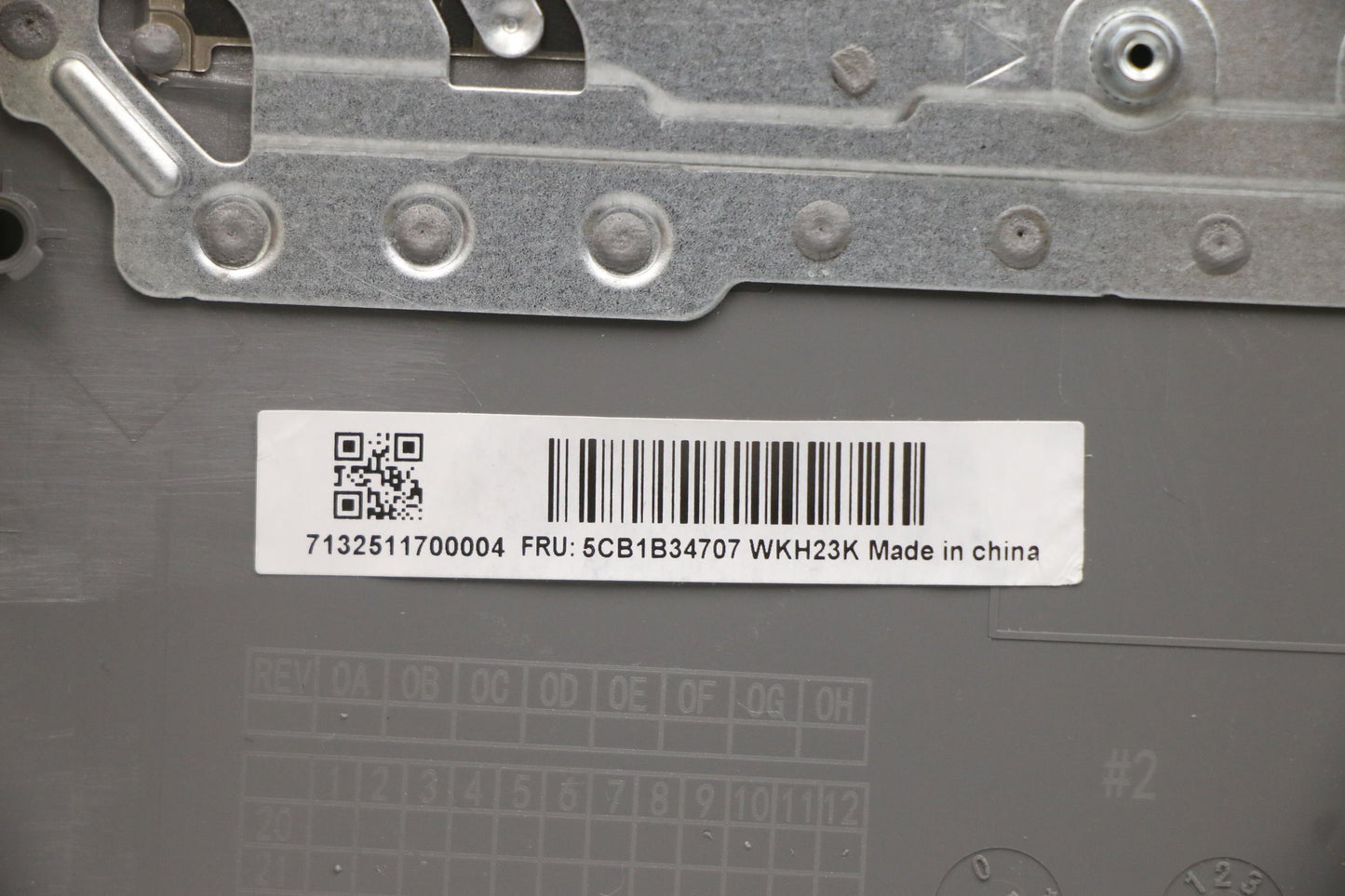 Lenovo Cover Upper Case Asm_Fra C 20V - 5CB1B34707