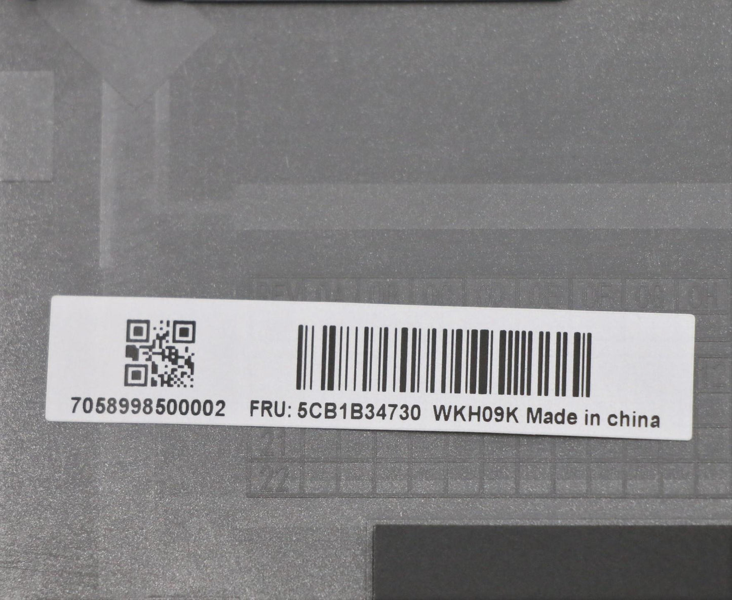 Lenovo Cover Upper Case Asm_Uke C 20V - 5CB1B34730