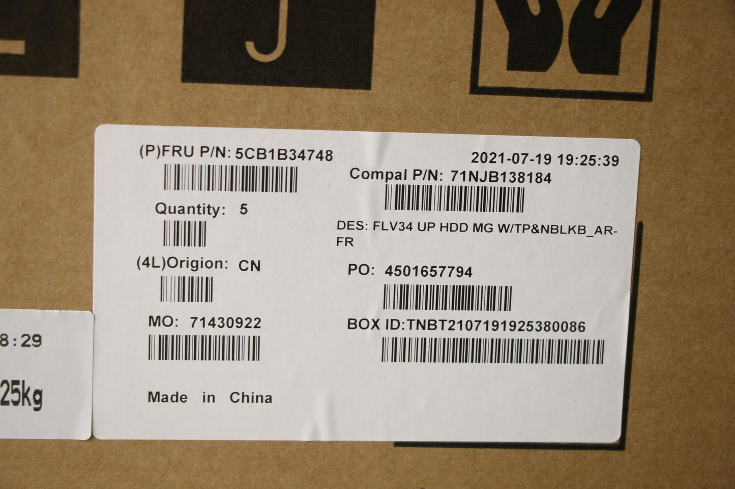 Lenovo Cover Uppercaseasm_Fra/Ara C20 - 5CB1B34748