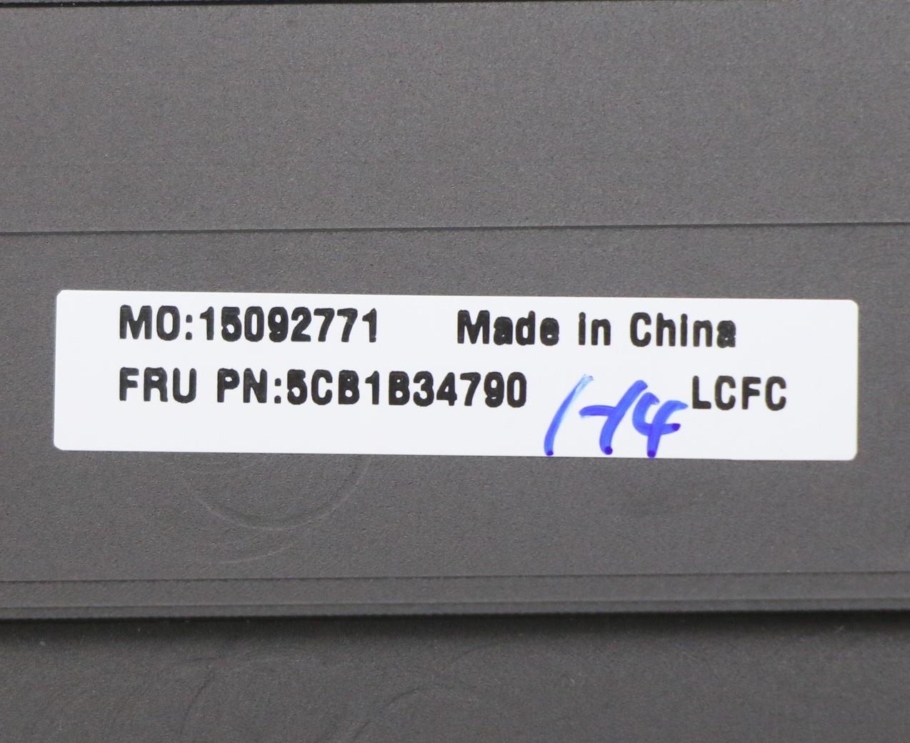 Lenovo Cover Upper Case Asm_Eng L 82D - 5CB1B34790