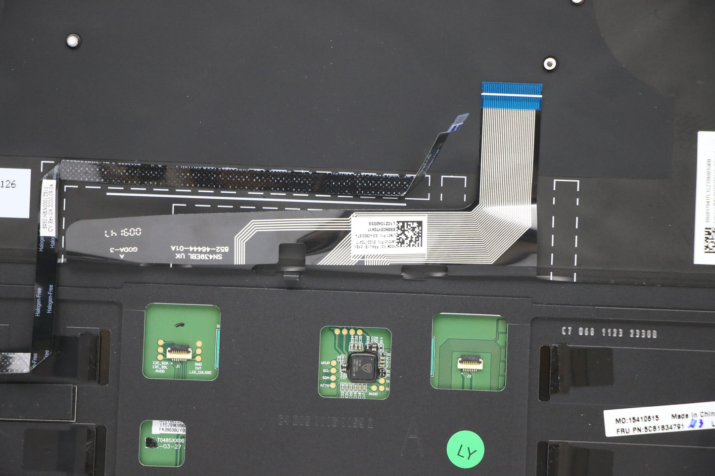 Lenovo Cover Upper Case Asm_Fra/Eng L - 5CB1B34791