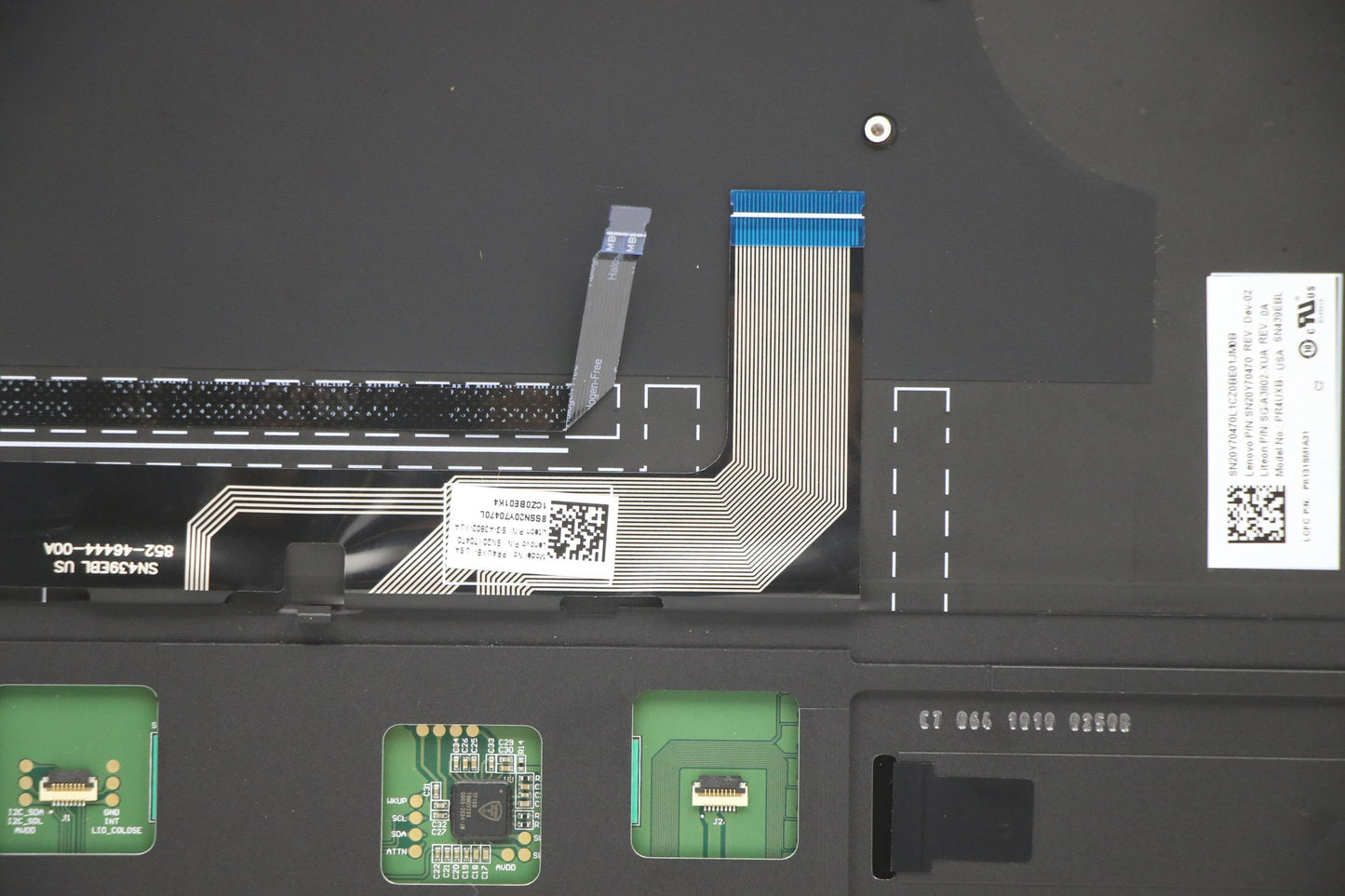 Lenovo C-Cover with USA English Keyboard, with Fingerprint Sensor - 5CB1B34804