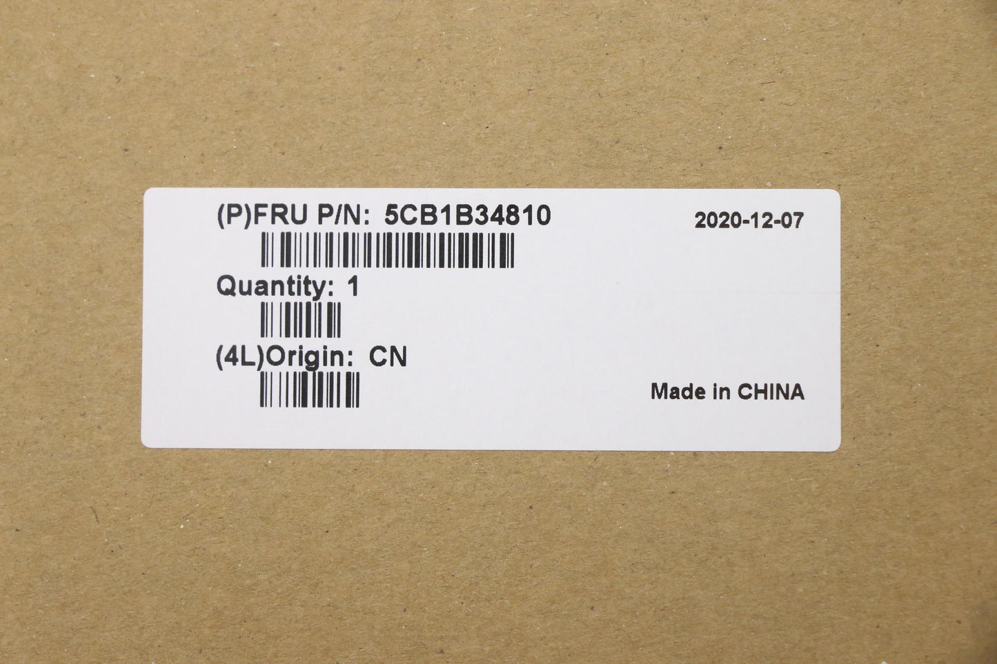 Lenovo Cover Uppercaseasm_Eng C20Vg M - 5CB1B34810