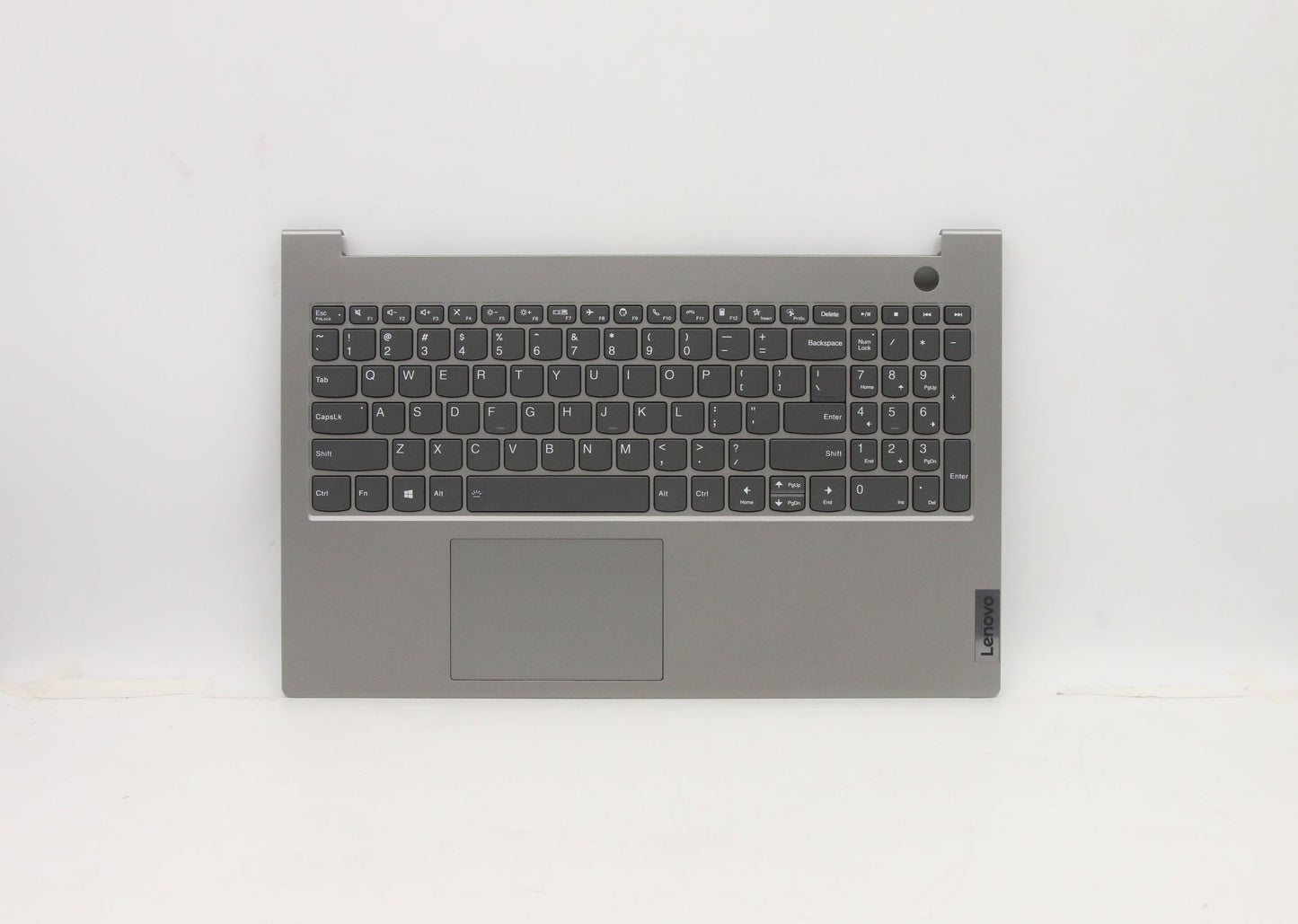 Lenovo C-Cover with Keyboard, USA English, Mineral Grey, Backlit - 5CB1B34841