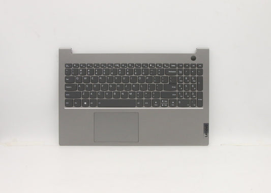Lenovo C-Cover with Keyboard, USA English, Mineral Grey, Backlit - 5CB1B34841