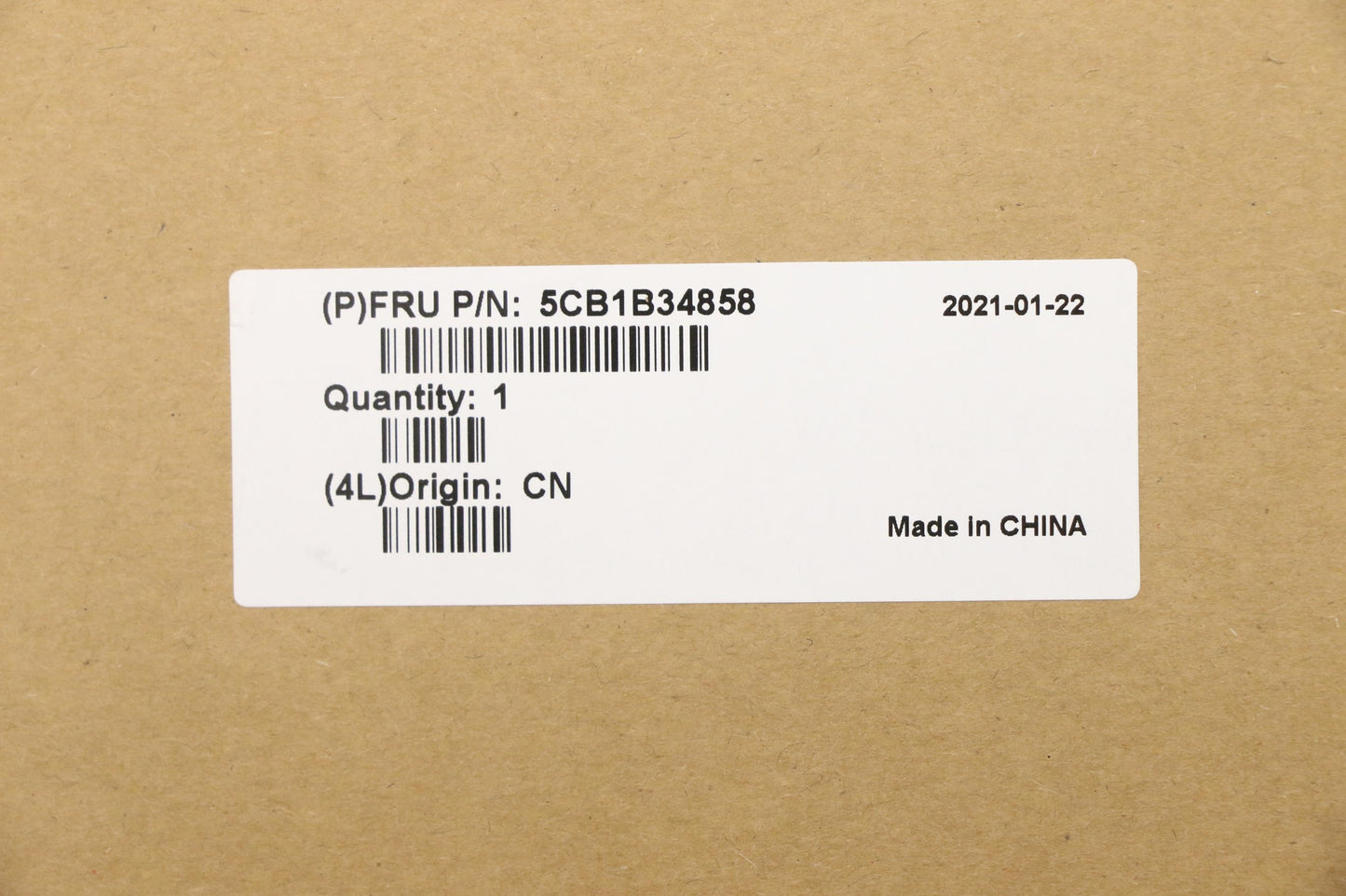 Lenovo Cover Uppercaseasm_Fra/Eng C20 - 5CB1B34858